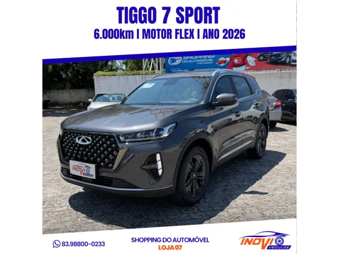 Chery Tiggo 7 T 1.5 16V Turbo Flex Aut. 2026