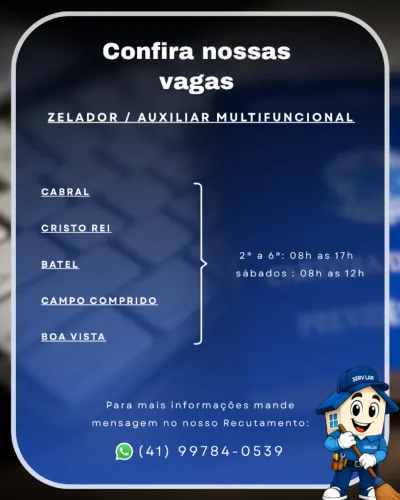 Auxiliar Multifuncional / Zelador