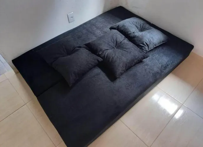 Sofá bicama para sala pequena