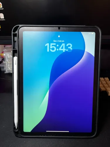 iPad Air 5ª Geração (64GB) + Apple Pencil 2 + Capa
