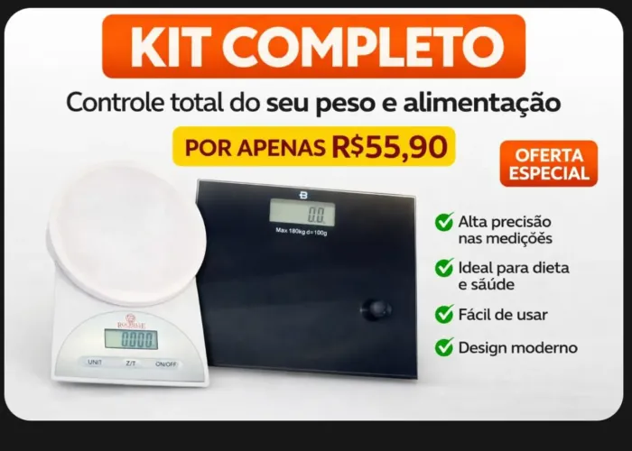 Kit balanças digitais