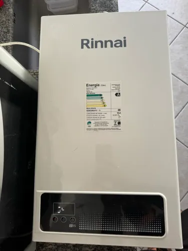 Aquecedor a gas Rinnai E15 - repasse
