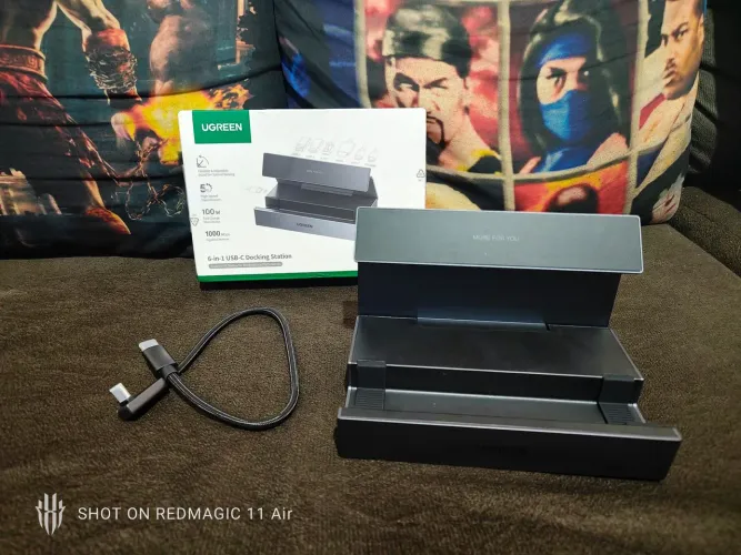 Dock UGREEN 6 em 1 - 4K 120Hz, Steam Deck, Rog Ally (Aceito Olx pay)