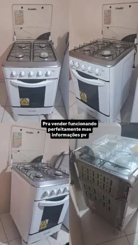 Fogão 4 bocas tudo funcionando bem 