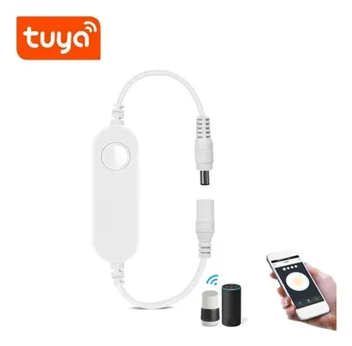 Controlador LED  Tuya Wi-Fi Branco Frio 5-24V