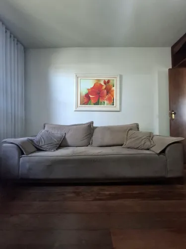 Sofa 4 lugares Madeira Maciça 