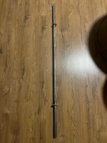 barra maciça + presilhas academia 1.50m