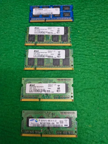 Memórias diversas de notebook