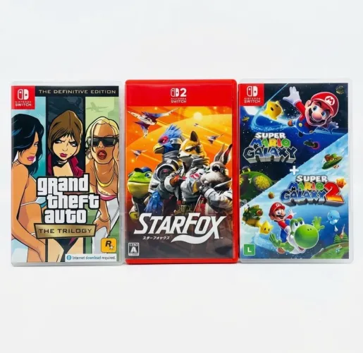 3 jogos de switch