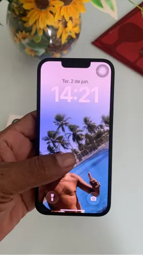 iPhone 14, 128gb, único dono, sem marcas de uso, bateria 80%, tudo funcionando