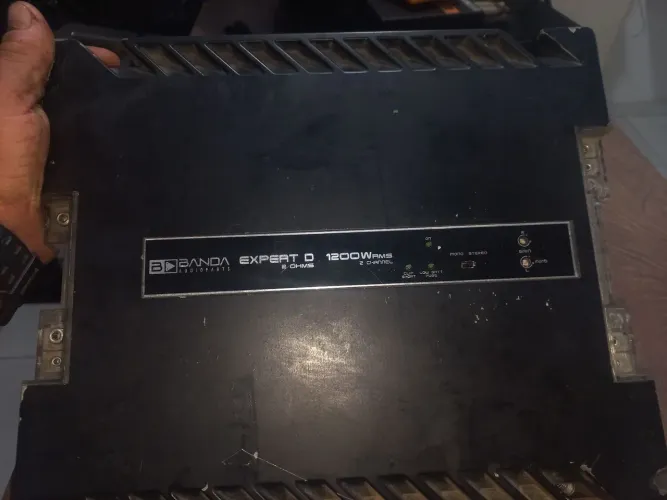 Modulo banda 1200 wats 2 canal funcionando perfeitamente pra vender no precinho *0