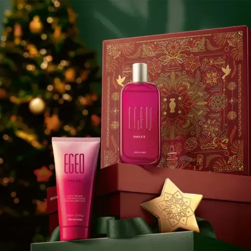 Kit Egeo Dolce O Boticário ? Colônia 90 ml + Hidratante