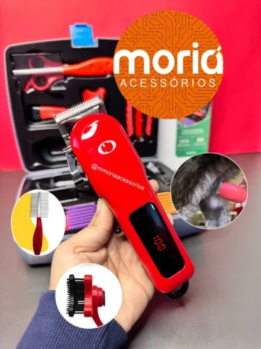 Maquina de Tosa Recarregável Sem Fio, Kit Tosa Completo (Abra o Anúncio)