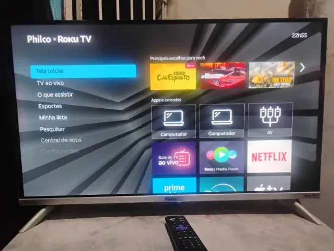 Smart TV Philco 32 polegadas LED Roku TV - PTV32G7PR2CSBLH