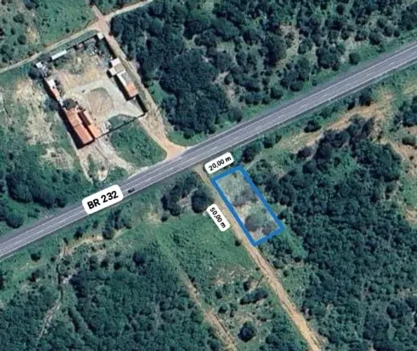 Vende-se Terreno 20x50 na BR232 em Serra Talhada-PE 
