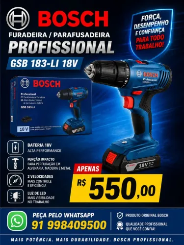 Parafusadeira Profissional Bosch