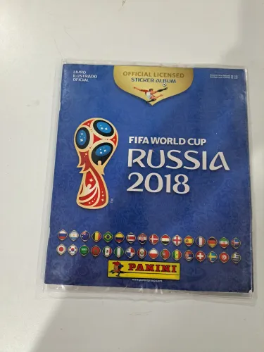 Álbum da copa do mundo de 2.018 completo - figurinhas coladas - original Panini - Cartão