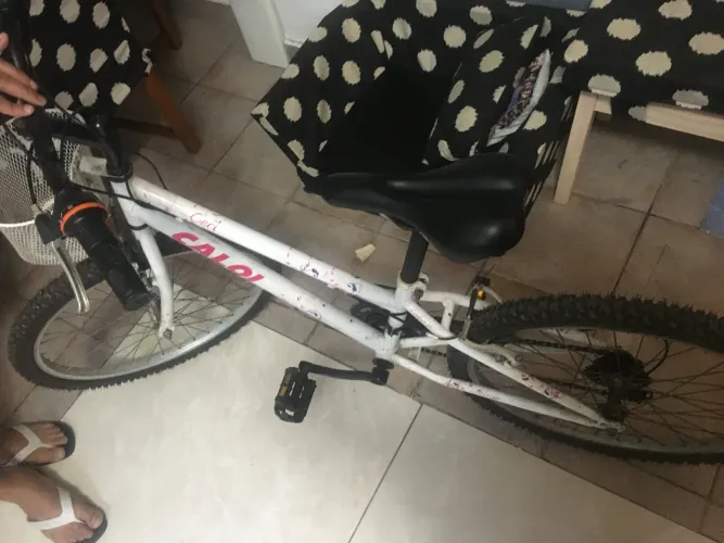 Bicicleta Ceci aro 18 com marchas e cestinha