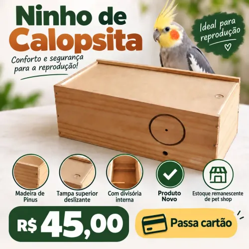 Ninho de calopsita 