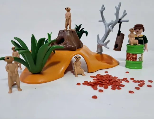 Playmobil Zoo Suricate e Acessórios (Preço Negociável Levando + Peças)