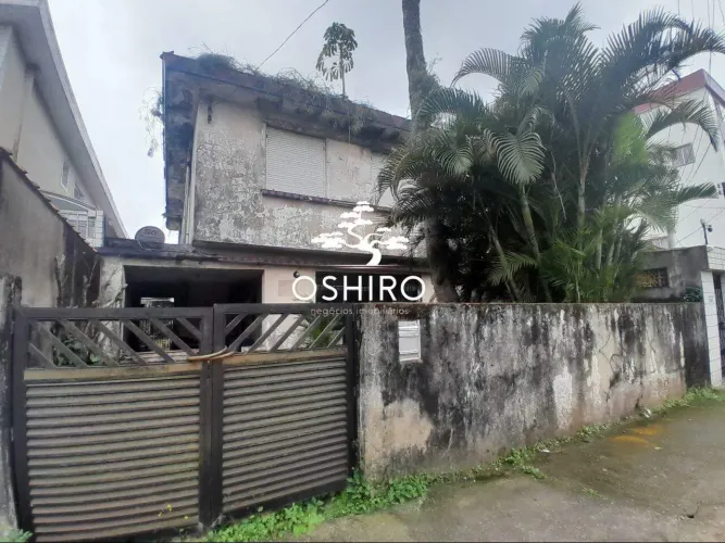 Terreno com sobrado à venda - Vila São Jorge - São Vicente
