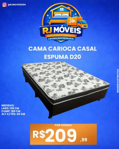 Cama box casal D20