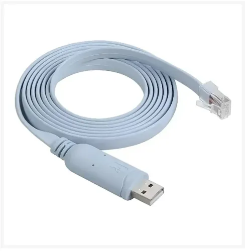 Cabo Console USB para RJ45 1.8m para Roteadores e Switches Cisco