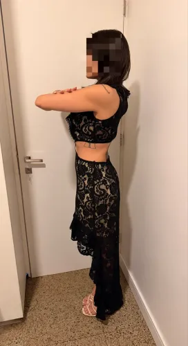 Vestido de festa preto