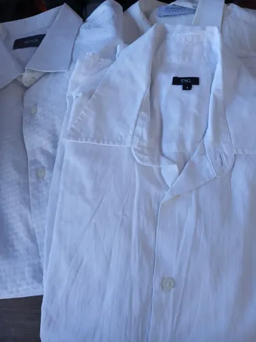 Camisas masculina sociais $10.00 cada, pequenas avarias, branca, preta, listrada,amarela..