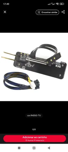 Laptop pc r43sg m.2 chave m para nvme placa gráfica externa suporte