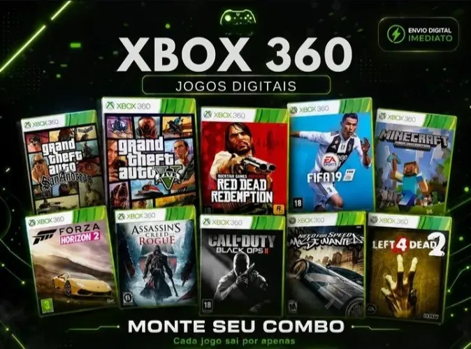 Vendo jogos de xbox