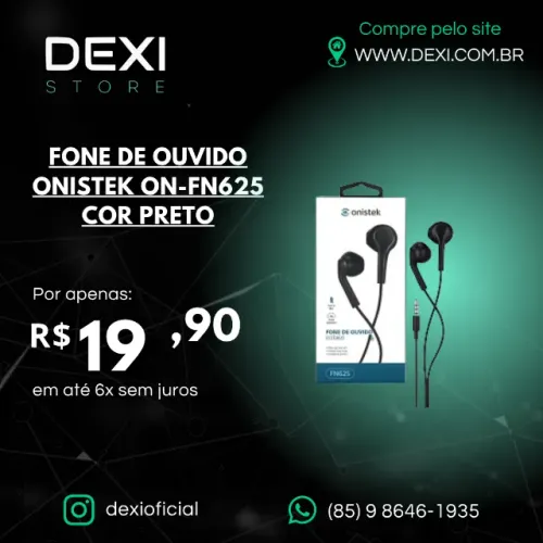 FONE DE OUVIDO ONISTEK