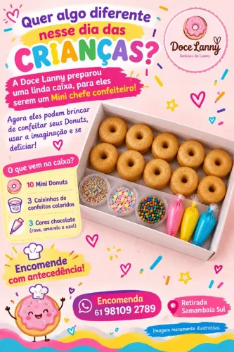 Caixa Mini chefe Confeiteiro