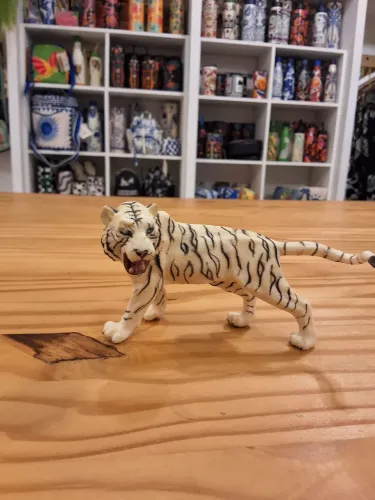 Tigre branco siberiano collecta 2010 11x6cm