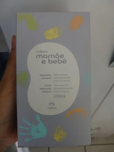 Hidratante mamãe e bebê Natura