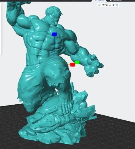 Action Figure Resina Hulk