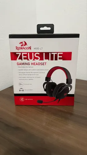 Headset Gamer Redragon Zeus Lite H510-LT - Novo / Mostruário