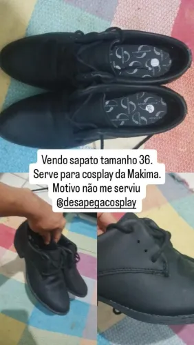 Sapato social preto tamanho 36