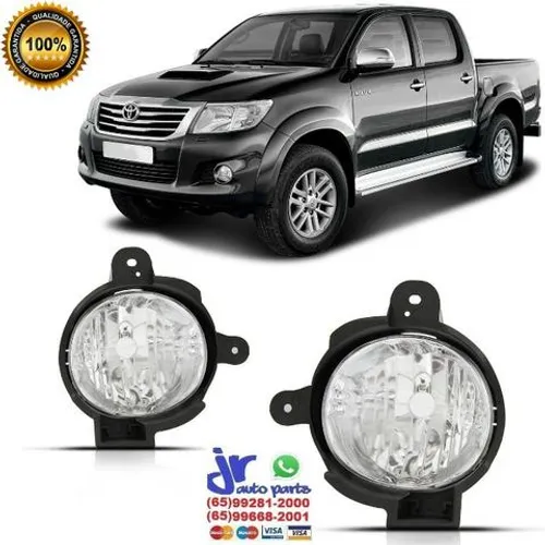 Par Farol de Milha Hilux Sr Srv 2012 2013 2014 2015 Auxiliar Neblina