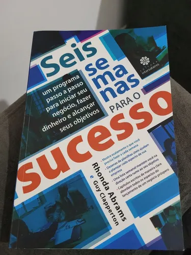 LIVRO SEIS SEMANAS PARA O SUCESSO EM JACAREÍ SP