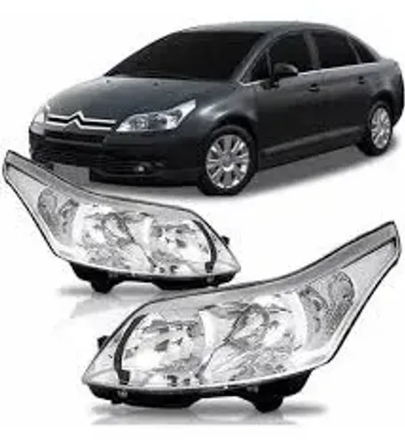 farol c4 pallas 2008/2014 elétrico com motor 