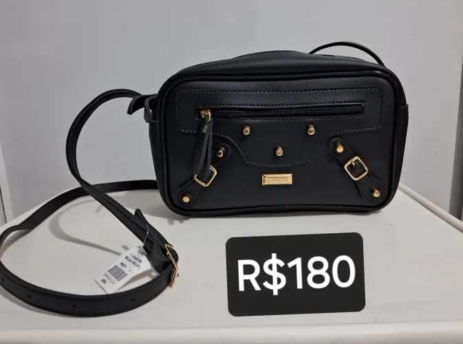 Bolsa de Ombro Preta - Nova