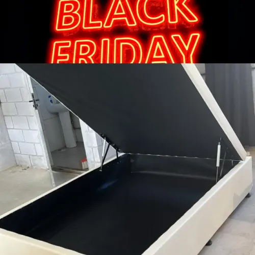 Cama Box Bau Casal Novo
