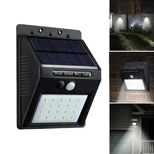 (NOVO) Refletor Arandela Solar Com Sensor de Presença One-X LAN-7013