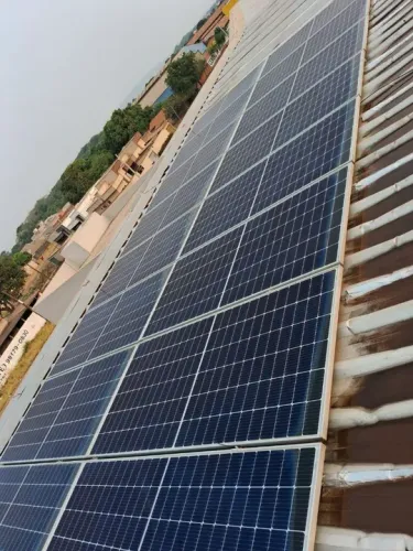 Limpeza de placas solares 