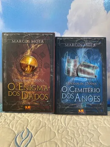 Kit Livros O Enigma dos Dados + O Cemitérios dos Anões (com autógrafo)