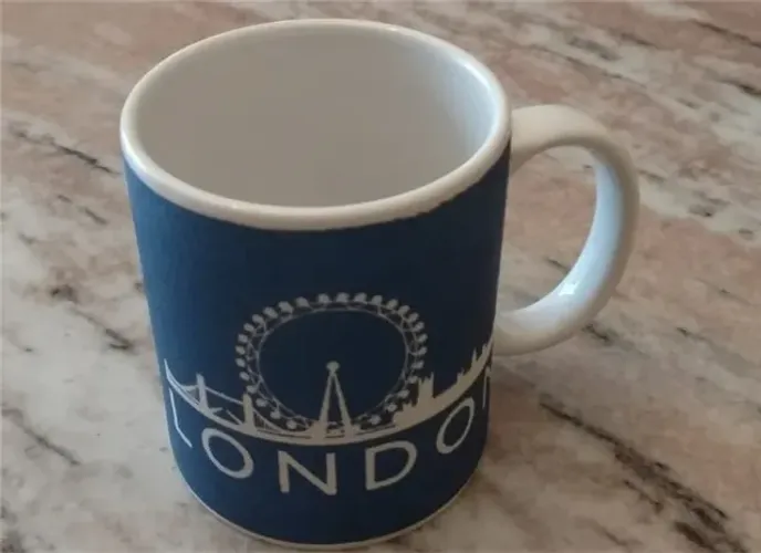 Caneca Inglesa roda gigante -torre -Big ben London Glitter