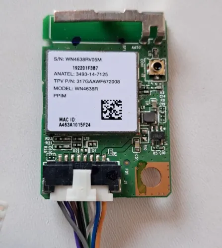 Placa Wifi Wireless Smartv AOC ou Philips Original Usada