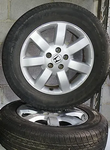 roda avulsa c/pneu  honda crv 2008 a 2011 original ac cartoes