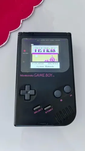 Gameboy black edition tela ips - nintendo - video game antigo
